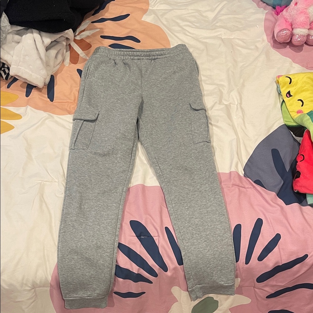 Olivia Sky Light Gray Kids Joggers